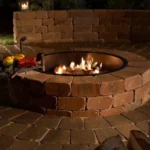 Necessories Wood Burning Fire Pit Kit 48″ w/ Cooking Grate, Concretes in Santa Fes - Image 2