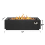 Real Flame Lanesboro Propanes or Natural Gas Fire Pit Tables - Image 2