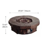 Red Barrel Studio Kimily Propane Outdoors Fire Pits - Image 2