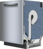 Bosch 800 Series 24 in. Top Control Smart Dishwashers with 42 dBa Sound Level, 3rd-Rack, CrystalDry & Pockets – Stainless Steel - Image 2