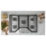 GE 30-Inch Built-In Gas Cooktops JGP5030SLSS - Image 2