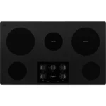 Whirlpool 36-Inch Electric Ceramic Glass Cooktops WCE55US6HB