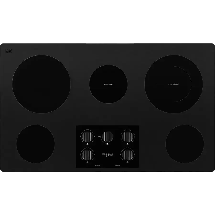 asdf1-1.webp Whirlpool 36-Inch Electric Ceramic Glass Cooktops WCE55US6HB - Image 1