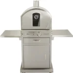 Summerset ‘The Oven’ Outdoor Freestanding Large Capacity Gas Ovens with Pizza Stones, Smoker Box and Mobile Cart, 304 Stainless Steel Construction, Natural Gas