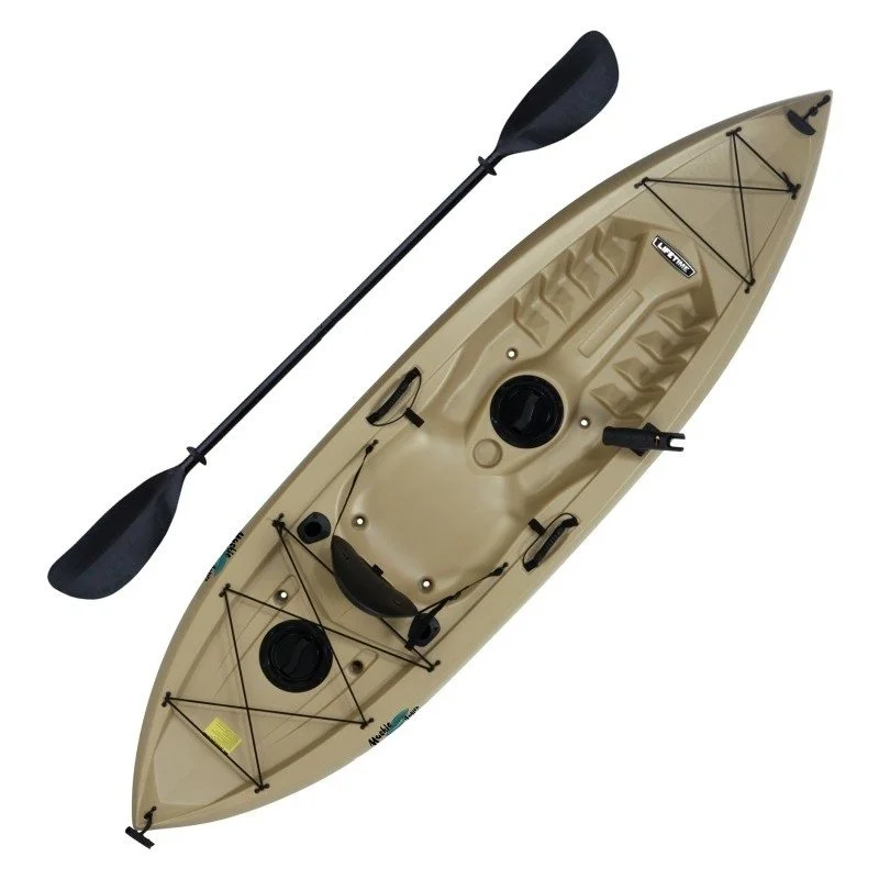 b1-11-1.webp Lifetime Muskie 120 Sit-On-Top Angler Kayaks w/ Paddle - Image 1