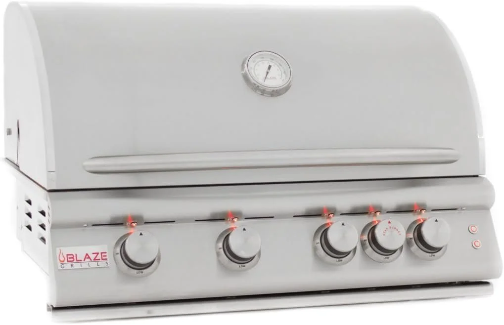 c1-2-1.webp Blaze 32 Inch 4-Burner LTE Gas Grills with Rear Burner and Built-in Lighting System - Image 1