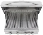 Blaze 32 Inch 4-Burner LTE Gas Grills with Rear Burner and Built-in Lighting System - Image 3