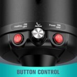 Pet Dryer, 5.2HP/3800W Pet Grooming Dryer with Adjustable Speed and Temperature Control Dog Blow Dryer, Pet Hair Dryer with 3 Nozzle - Image 2