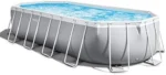 INTEX 26797EH Prism Frame Premium Oval Above Ground Swimming Pool Set: 20ft x 10ft x 48in – Includes 1500 GPH Cartridge Filter Pump – Removable Ladder – Pool Cover – Ground Cloths - Image 4