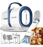 oneisall Dog Vacuum & Dryer for Shedding Grooming, 8 in 1 Dog Grooming Kit with Metal Blade Pet Clippers, Adjustable Speed and Temperature Control Blower - Image 4