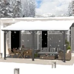 Aecojoy Aluminum Pergola with Canopys - Image 3
