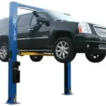 ATLAS Automotive Equipment 9OHSC-SS 2-Post Vehicle Overhead Lift, 11’9” Minimum Ceiling Height, 9,000lb Capacity, Clear Floor, 11’10” Height, 3-Stages Front and 2-Stage Rear Arms, for DIY/Hobbyists