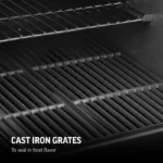 Char-Griller Texas Trio 3-Burner Dual Fuel Grills with Smoker - Image 3
