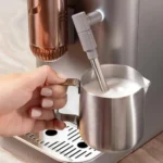 Café Affetto Automatic Espresso Machine + Milk Frother | Built-In & Adjustable Espresso Bean Grinders | One-Touch Brew in 90 Seconds | Steel Silver, 1.2 Liter, (C7CEBBS2RS3) - Image 2