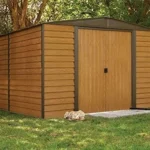 Arrow WR1012 Woodridge EG Steel Storage Shed, 10 by 12-Feets