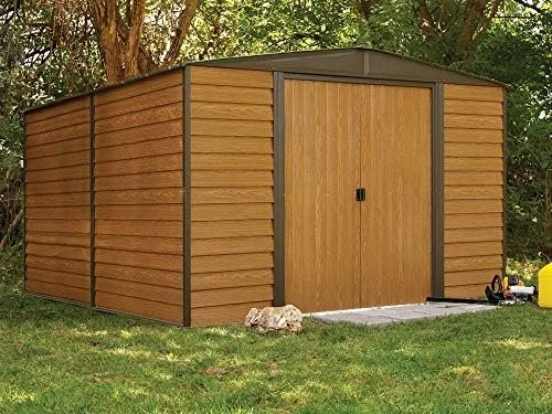 l1-20-1.webp Arrow WR1012 Woodridge EG Steel Storage Shed, 10 by 12-Feets - Image 1