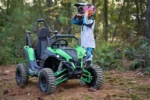 MotoTec Raiderr Kids UTV 48v 1200w Full Suspension Bluee - Image 2
