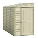 DuraMax Building Products 4-ft x 8-ft Sidemate Off-white Lean-to Vinyl Storage Sheds