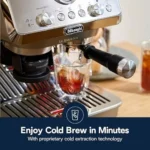 De’Longhi La Specialista Arte Evo Espresso Machine – Compact Cold Brew Coffee Maker with Grinder, Milk Steam Wand/Frother & Tamping Tools – Home Barista Kit for Lattes, Cappuccinos, Iced Coffees - Image 7