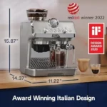 De’Longhi La Specialista Arte Evo Espresso Machine – Compact Cold Brew Coffee Maker with Grinder, Milk Steam Wand/Frother & Tamping Tools – Home Barista Kit for Lattes, Cappuccinos, Iced Coffees - Image 4