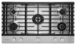 KitchenAid 36″ 5-Burner Gas Cooktops with Griddle