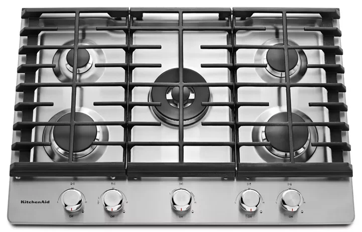 tt11-2.webp KitchenAid 30″ 5-Burner Gas Cooktops KCGS550ESS - Image 1