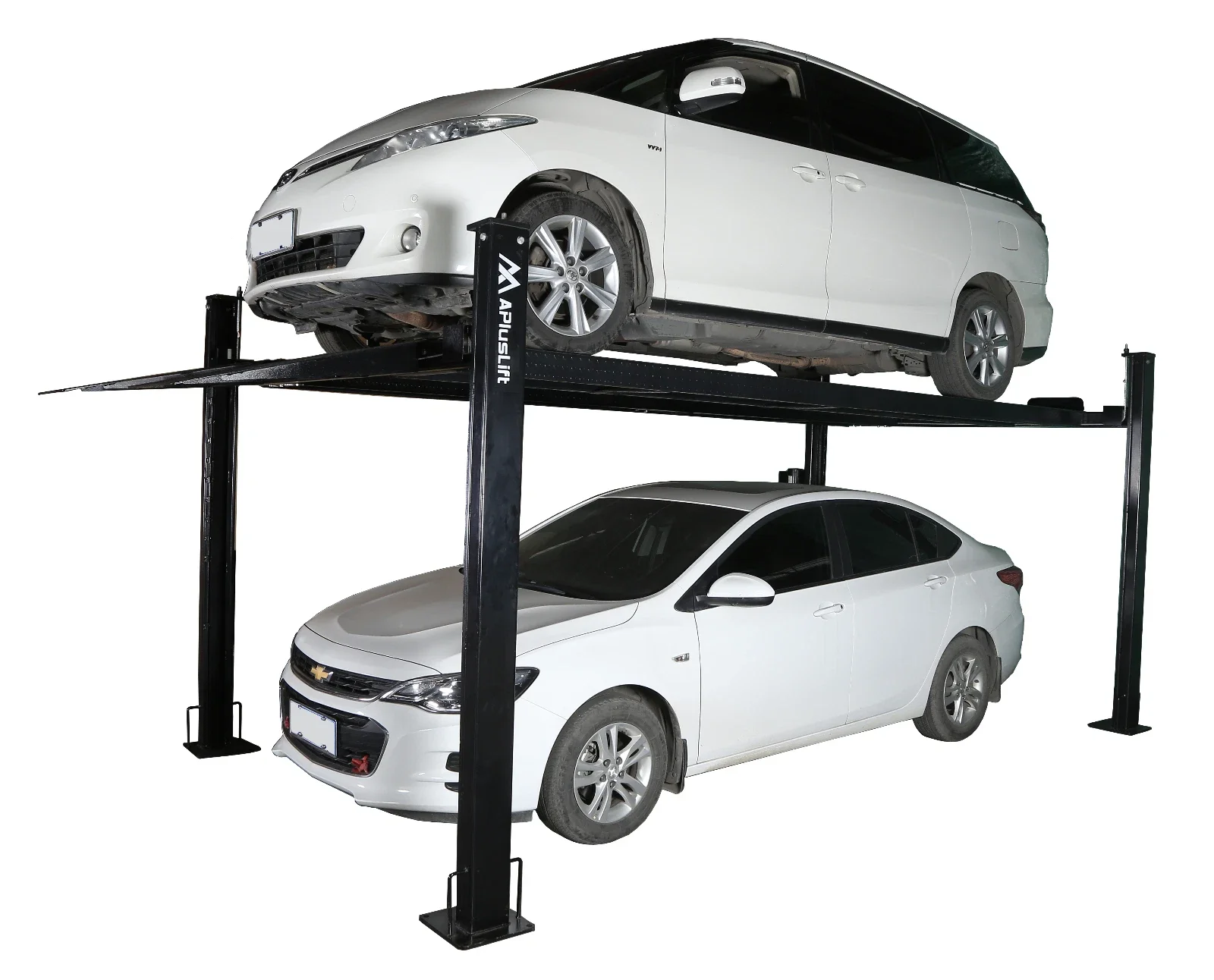 y1-13-1.webp APlusLift HW-8S 8000LB 4-Posts Portable Storage Service Car Lift / 3 Year Warranty - Image 1